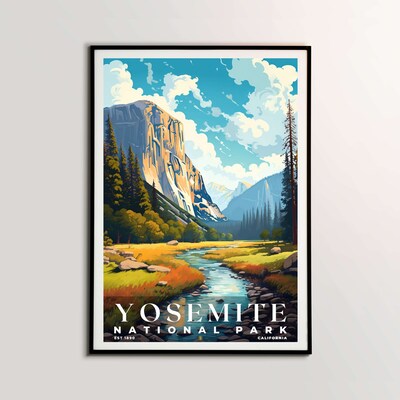 Yosemite National Park Poster, Travel Art, Office Poster, Home Decor | S6 - image2